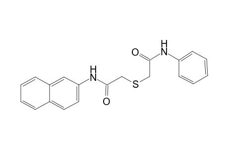 N-Naphthalen-2-yl-2-phenylcarbamoylmethylsulfanyl-acetamide