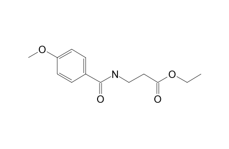 .beta.-Alanine, N-(4-methoxybenzoyl)-, ethyl ester