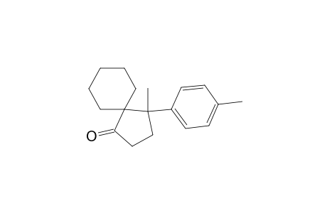 4-Methyl-4-para-tolylspiro(4,5)decan-1-one