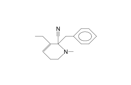 1-Methyl-2-benzyl-2-cyano-3-ethyl-3-piperideine