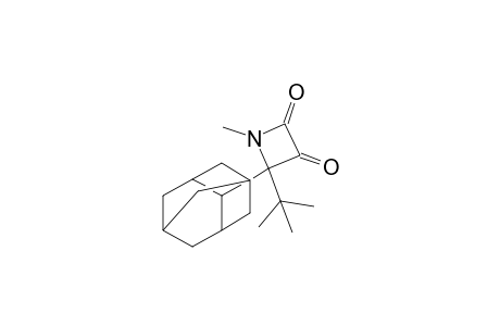 4-Adamantyl-4-(1',1'-dimethylethyl)-1-methylazetidine-2,3-dione