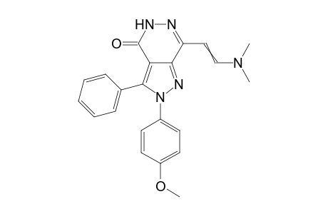 7-[2-(dimethylamino)vinyl]-2-(4-methoxyphenyl)-3-phenyl-5H-pyrazolo[3,4-d]pyridazin-4-one