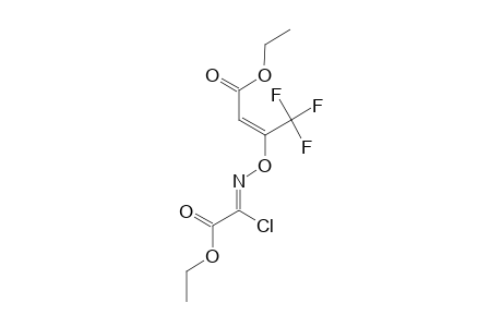 ETHYL-(E,Z)-3-(((CARBETHOXY)-CHLOROMETHYLENE)-AMINO)-OXY-4,4,4-TRIFLUORO-BUTENOATE