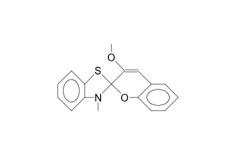 3'-methoxy-3-methylspiro[1,3-benzothiazole-2,2'-chromene]