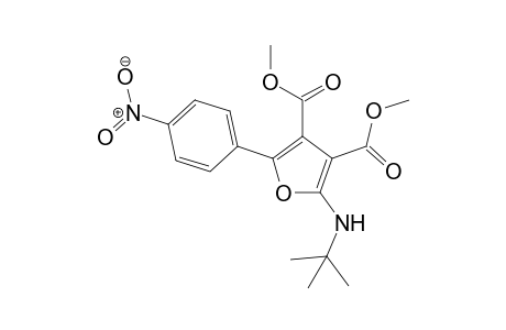 2-tert-Butylamino-5-(4-nitro-phenyl)-furan-3,4-dicarboxylic Acid Dimethyl Ester