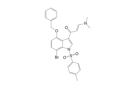 N-Tosyl-4-benzyloxy-3-[N,N-(dimethylamino)-1-oxo-2-propen-1-yl]-7-bromoindole