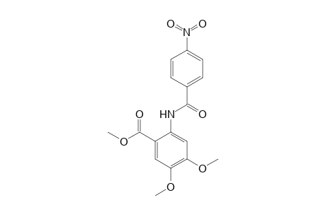 Methyl 4,5-dimethoxy-2-(4-nitrobenzamido)benzoate