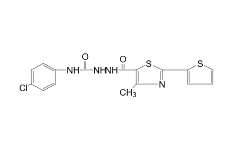 4-(p-chlorophenyl)-1-{[4-methyl-2-(2-thienyl)-5-thiazolyl]carbonyl}semicarbazide