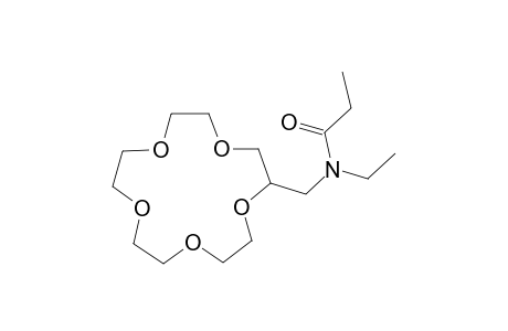 N-Ethyl-N-propanoyl-1,4,7,10,13-pentaoxacyclopentadecane-2,9-dimethylamine