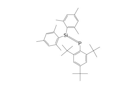 2,4,6-TRI-TERT.-BUTYLPHENYLPHOSPHENE-DIMESITYLSILENE