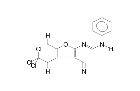 (E)-N2-5-METHYL-4-(2,2,2-TRICHLOROETHYL)-3-CYANOFUR-2-YL-N1-PHENYLFORMAMIDINE (ISOMER 1)