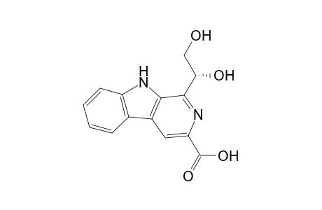 DICHOTOMINE-B;(R)-1-(1,2-DIHYDROXYETHYL)-9H-PYRIDO-[3,4-B]-INDOLE-3-CARBOXYLIC-ACID