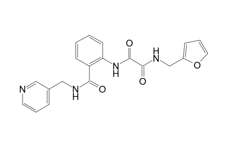 ethanediamide, N~1~-(2-furanylmethyl)-N~2~-[2-[[(3-pyridinylmethyl)amino]carbonyl]phenyl]-