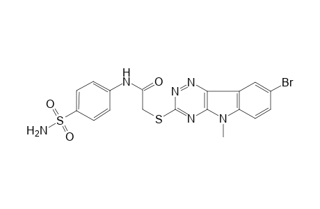 acetamide, N-[4-(aminosulfonyl)phenyl]-2-[(8-bromo-5-methyl-5H-[1,2,4]triazino[5,6-b]indol-3-yl)thio]-