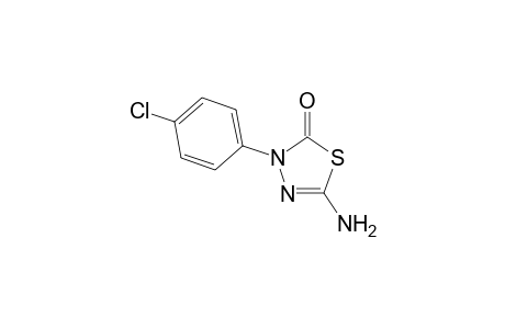 2-Amino-4-(4-chlorophenyl)-1,3,4-thiadiazolin-5-one