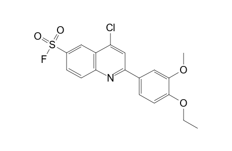 4-chloro-2-(4-ethoxy-3-methoxyphenyl)-6-quinolinesulfonyl fluoride