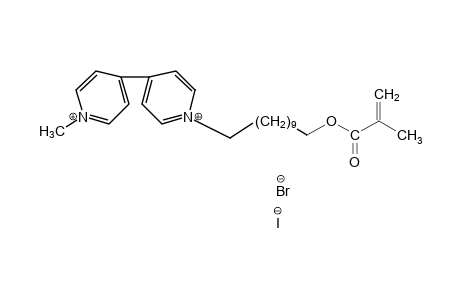 1-(11-hydroxyundecyl)-1'-methyl-4,4'-bipyridinium bromide iodide, methacrylate