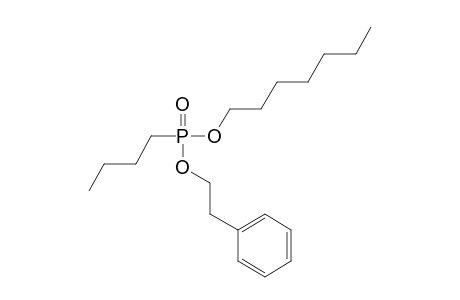 Butylphosphonic acid, heptyl 2-phenylethyl ester