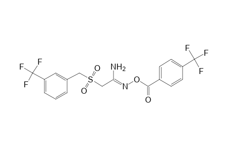 2-{[m-(TRIFLUOROMETHYL)BENZYL]SULFONYL}-O-(alpha,alpha,alpha-TRIFLUORO-p-TOLUOYL)ACETAMIDOXIME