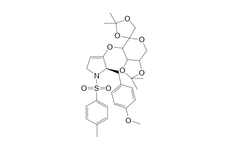 (2R)-3-O-[2,5-Dihydro-2-(p-methoxybenzyl)-1-(4'-methylphenyl)sulfonyl)]-1H-pyrrol-3-yl}-1,2 : 4,5-di-O-isopropylidene-.beta.-D-fructopyranose