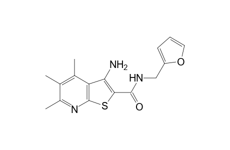 Thieno[2,3-b]pyridine-2-carboxamide, 3-amino-N-(2-furanylmethyl)-4,5,6-trimethyl-