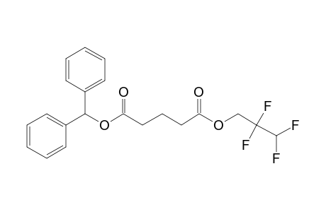 Glutaric acid, 2,2,3,3-tetrafluoropropyl diphenylmethyl ester