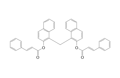 1-[(2-([(2E)-3-Phenyl-2-propenoyl]oxy)-1-naphthyl)methyl]-2-naphthyl (2E)-3-phenyl-2-propenoate
