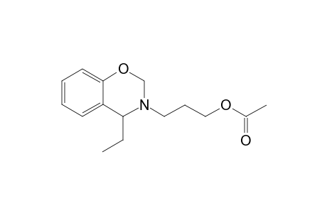 (+)-3-(3'-Acetoxypropyl)-3,4-dihydro-4-ethyl-2H-1,3-benzoxazine