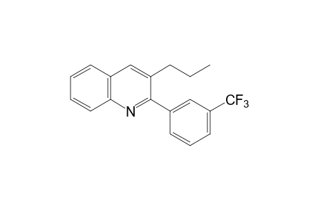 3-PROPYL-2-(alpha,alpha,alpha-TRIFLUORO-m-TOLYL)QUINOLINE