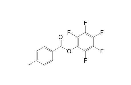 4-Methylbenzoic acid, pentafluorophenyl ester