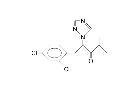 4,4-Dimethyl-1-(2,4-dichloro-phenyl)-2-(1,2,4-triazolyl)-3-pentanone
