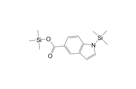 1H-Indole-5-carboxylic acid, 1-(trimethylsilyl)-, trimethylsilyl ester