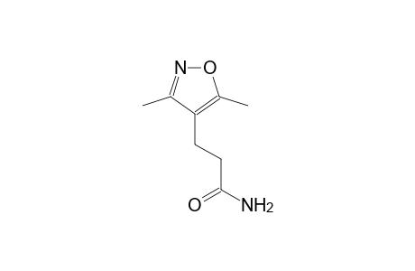 4-isoxazolepropanamide, 3,5-dimethyl-