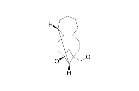 (1S*,5R*,13S*,14R*)-1-Hydroxy-13-(hydroxymethyl)tricyclo[11.1.1.0(5,14)]]pentadecane