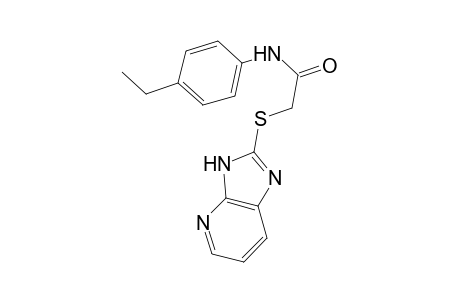 N-(4-ethylphenyl)-2-(3H-imidazo[4,5-b]pyridin-2-ylsulfanyl)acetamide