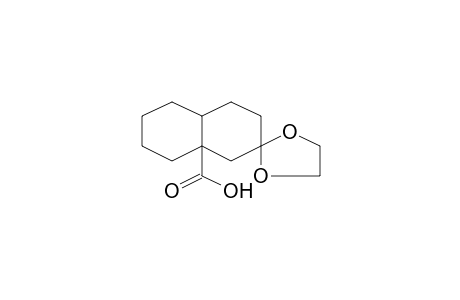 Hexahydrospiro[[1,3]dioxolane-2,2'-naphthalene]-8'a-carboxylic acid