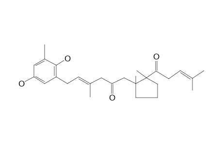 6-(2,5-Dihydroxy-3-methylphenyl)-1-[1,2-dimethyl-2-(4-methyl-1-oxo-3-pentenyl)cyclopentyl]-4-methyl-4-hexen-2-one