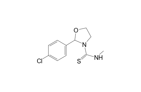 2-(p-chlorophenyl)-N-methylthio-3-oxazolidinecarboxamide