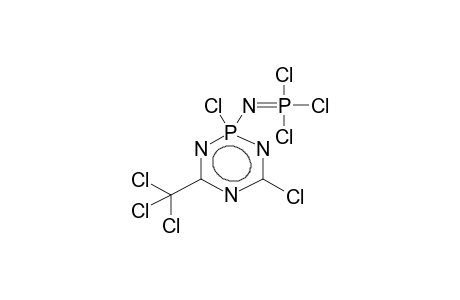 2-TRICHLOROPHOSPHAZO-2,4-DICHLORO-6-TRICHLOROMETHYL-1,3,5-TRIAZA-2-PHOSPHORINE