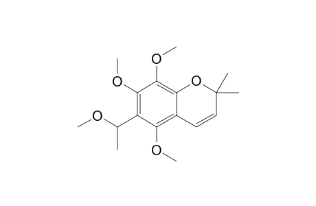 6-(1-METHOXYETHYL)-5,7,8-TRIMETHOXY-2,2-DIMETHYL-2H-1-BENZOPYRAN