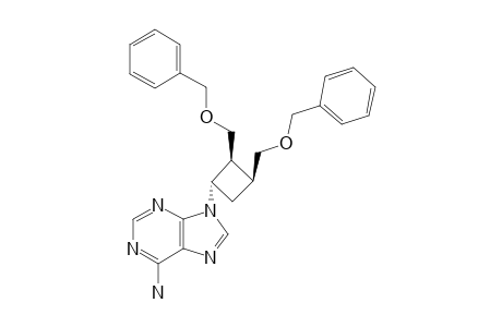 9-[Trans-2',trans-3'-bis(benzyloxymethyl)cyclobut-1'-yl]adenine