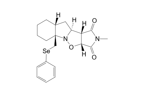 2-Methyl-7a-phenylselanylmethyloctahydro-8-oxa-2,7b-diazadicyclopenta[a,e]pentalene-1,3-dione