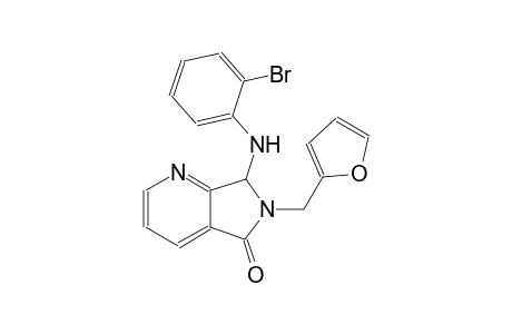5H-pyrrolo[3,4-b]pyridin-5-one, 7-[(2-bromophenyl)amino]-6-(2-furanylmethyl)-6,7-dihydro-