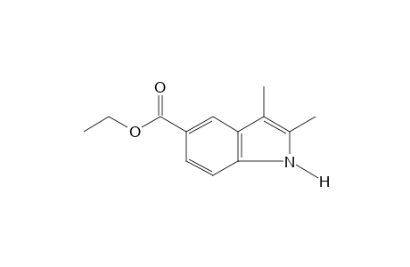 2,3-dimethylindole-5-carboxylic acid, ethyl ester