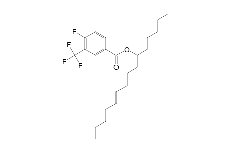 4-Fluoro-3-trifluoromethylbenzoic acid, 6-pentadecyl ester