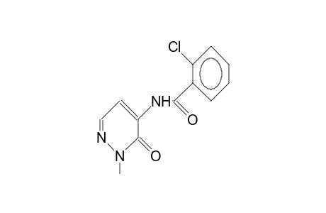 Benzamide, 2-chloro-N-(2,3-dihydro-2-methyl-3-oxo-4-pyridazinyl)-