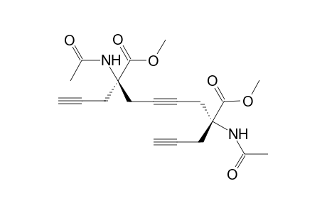 (2R,7R)-2,7-diacetamido-2,7-bis(prop-2-ynyl)-4-octynedioic acid dimethyl ester