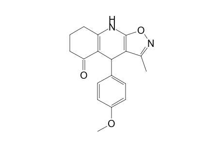 4-(4-Methoxyphenyl)-3-methyl-4,7,8,9-tetrahydroisoxazolo[5,4-b]quinolin-5(6H)-one