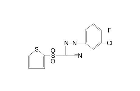 [(2-thienyl)sulfonyl]glyoxylonitrile, (3-chloro-4-fluorophenyl)hydrazone
