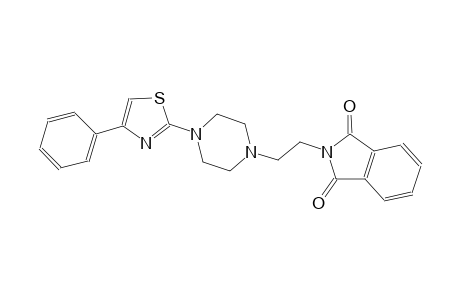 2-{2-[4-(4-phenyl-1,3-thiazol-2-yl)-1-piperazinyl]ethyl}-1H-isoindole-1,3(2H)-dione